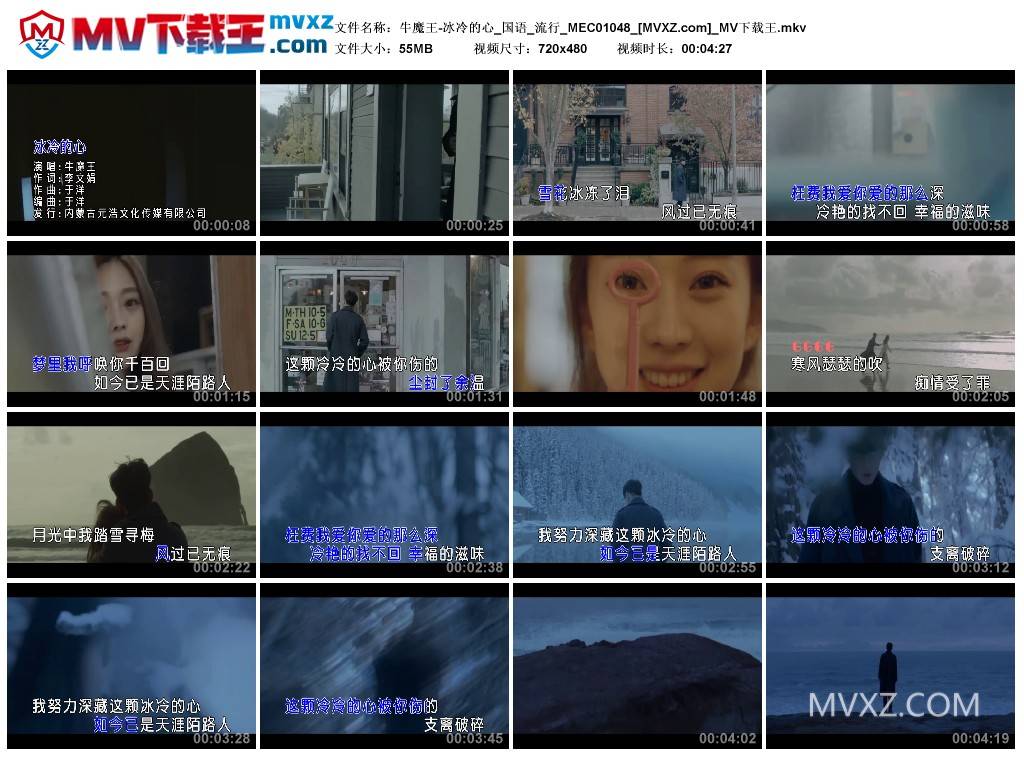 牛魔王-冰冷的心_国语_流行_MEC01048